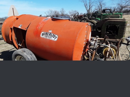 Tow behind Rears Air Blast sprayer