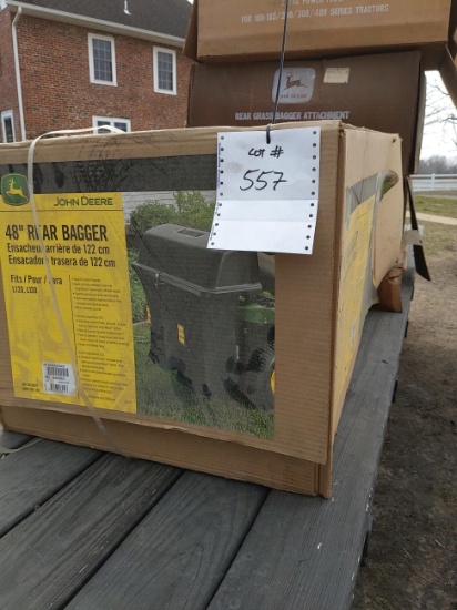 John Deere 48" rear bagger, NIB