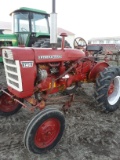IH Farmall 140 tractor with cultivators