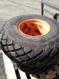 13.6 x 16 turf tires and rims off Kubota