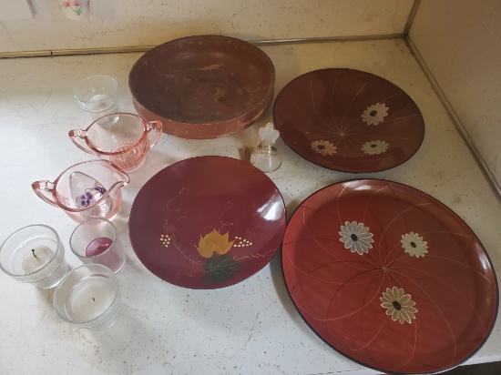 Lot of misc plates & bowls