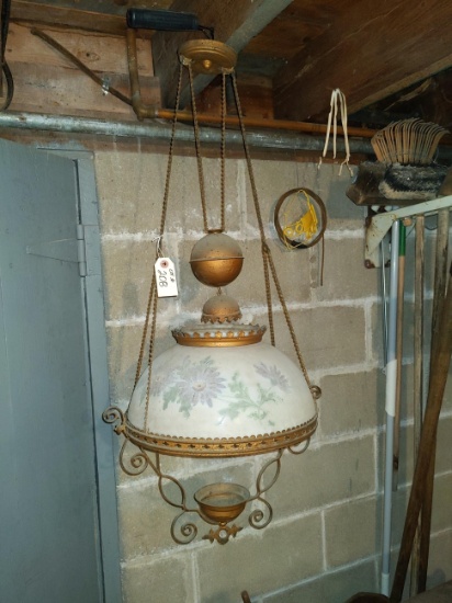 Victorian retractable chandelier