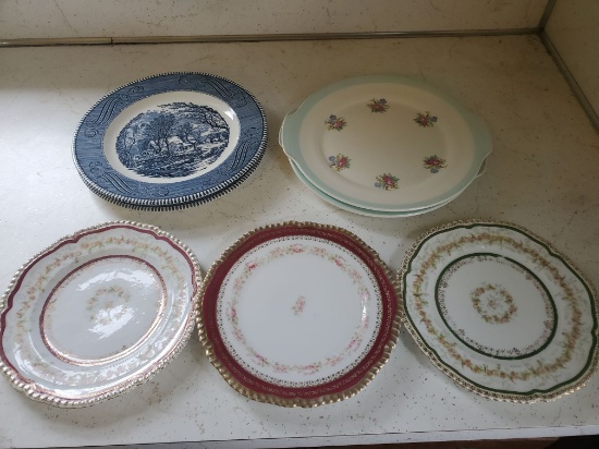 Lot of 7 misc plates