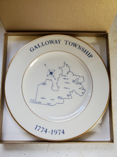 Lenox Galloway Twp Bicentennial plate