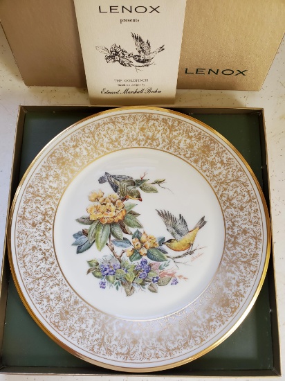 1971 Lenox Boehm Goldfinch plate