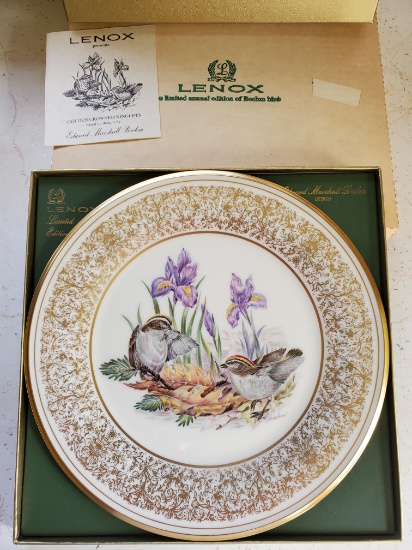 1979 Lenox Boehm Golden-Crowned Kinglets plate