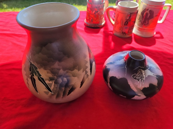 Native american vases.