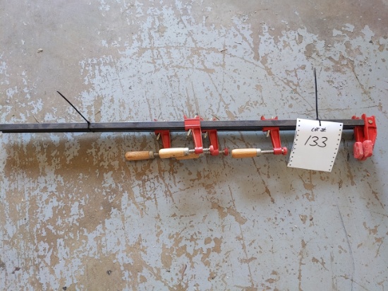 Lot of 4 40" bar clamps