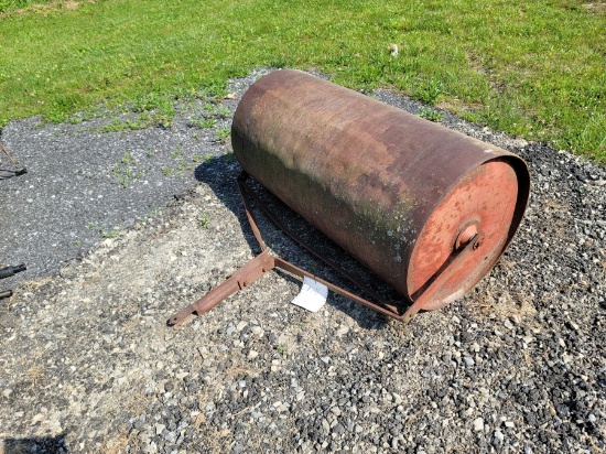 4' drag type lawn roller