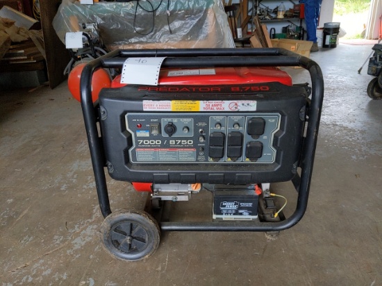Predator 8,750 generator