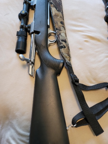 Browning A bolt stainless synthetic stock nikon