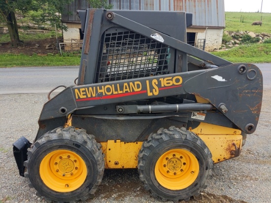 New Holland LS 160 skid loader
