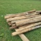 Treated wood fence posts 30x$