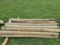 Treated wooden fence posts 20x$