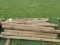 Treated wood fence  posts 20x$