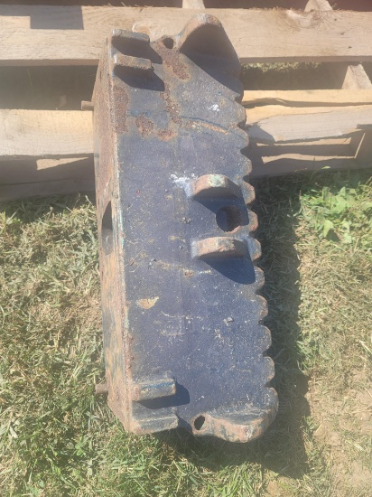 Kubota front weight bracket