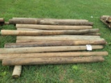Treated wooden fence posts 20x$