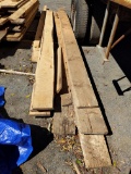 Lot of rough sawn birch slabs