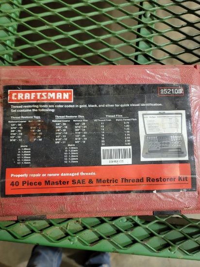 Craftsman 40pc master SAE & Metric thread