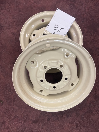 Pair of rear rims for Cadet