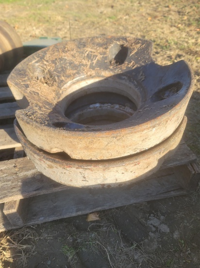 Farmall A through 140 rear weights x2