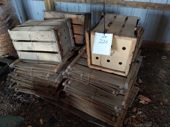 3 wire universal wooden crates