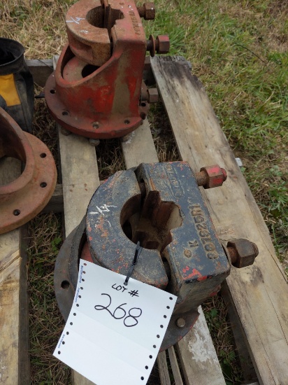 3 1/4" 9 bolt  IH dual hubs