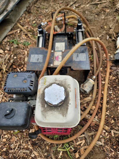 Honda powered double piston pump