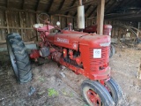 Farmall H with belt pulley