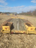 Pintle hitch trailer. 3 axle. 17' over all