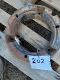 1) Rear wheel weight for C/IH 265 and 274
