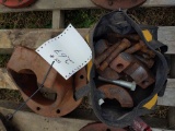 1) 656 dual hub, bag of clamps