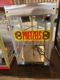 A pretzel warming cabinet