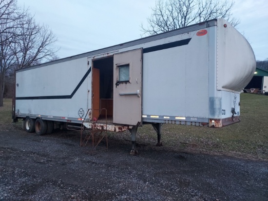 Dorsey 40' trailer converted to living quarters