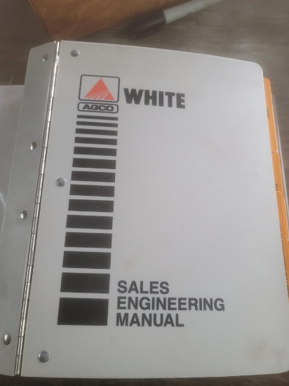 White sale engineering catalog. MF 2200 manual.