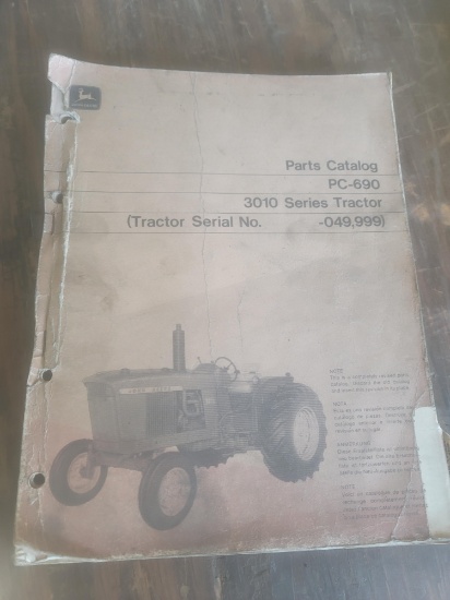 Parts catalog PC-690. 3010 series tractor.