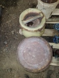 (2) milk cans