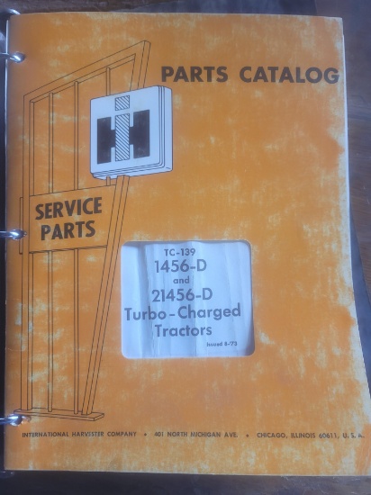 Ih parts catalog 1456d 21456d turbo charged