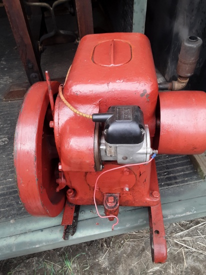 One & a half horsepower  IH hit and miss engine