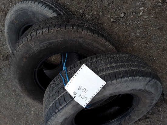 3 - Carlisle St 225/75r15 tires. Good tread