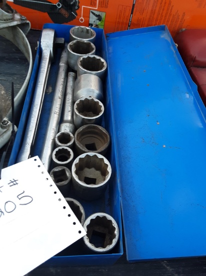 3/4 socket set with 3/4 drive