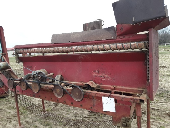 Potato seed cutter and elevator