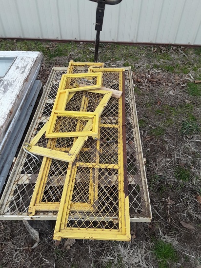 Yellow wagon cart