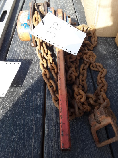 Ratchet chain hoist