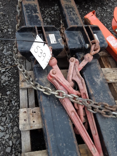 Set of clamp on Forks