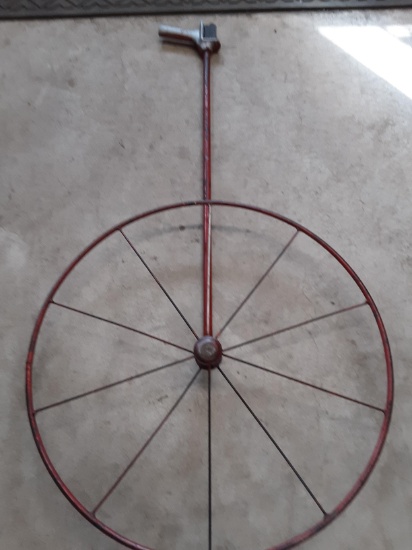Antique measuring wheel