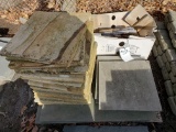 Blue flag stone and colored flag stone