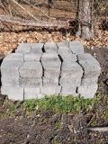 Skid of fireplace blocks