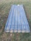 8 pieces of metal roofing 3ft×8ft