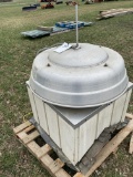 Barn cupola with exhaust fan